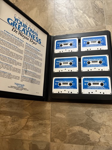 Choosing Your Own Greatness - Dr. Wayne W. Dyer Nightingale Conant 6 Tapes 1985 - Picture 2 of 3