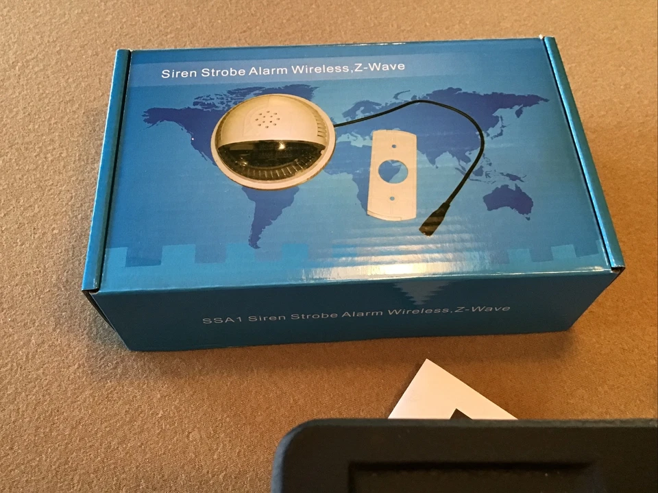 Receptor relé Honeywell 5877 SSA1 sirena estroboscópica Lynx Zwave control de puerta de garaje Foto 3 de 4