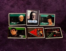 Lot of 6 Rare Vintage STNG Trading Card 'Specials', Limited Ed. Autograph Card