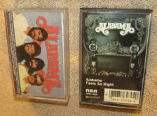 Lot of 2 Alabama Cassette Tapes - The Touch Feels So Right
