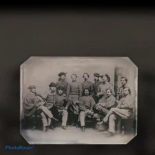 Sixth-Plate Civil War John Singleton Mosby & members of Mosby's Rangers C2562RP