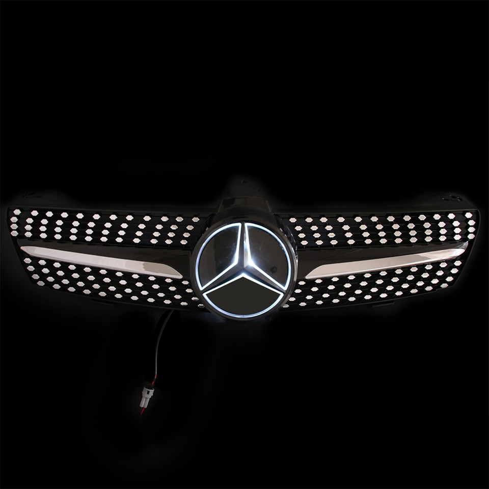 NEW Front Grill Grille W/LED Star For Mercedes Benz W219 CLS500 CLS550 ...