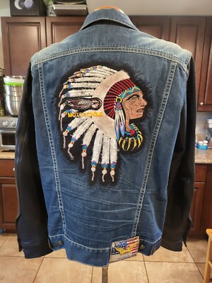 Very Rare ROBINS JEANS BSA INDIAN Motorcycle JACKET