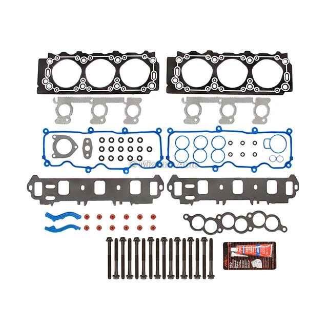头垫圈螺栓套装适合 01-07 福特金牛座水星貂 3.0 OHV VIN 2,U — 第 2/4 张图片
