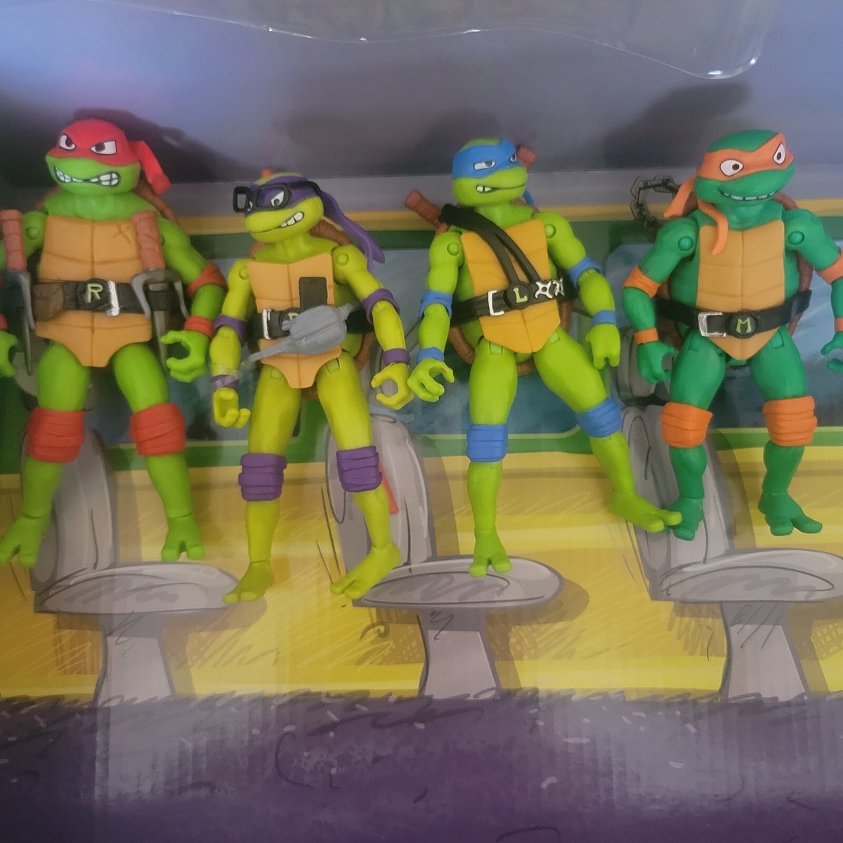 Teenage Mutant Ninja Turtles Mutant Mayhem Battle Pack Set