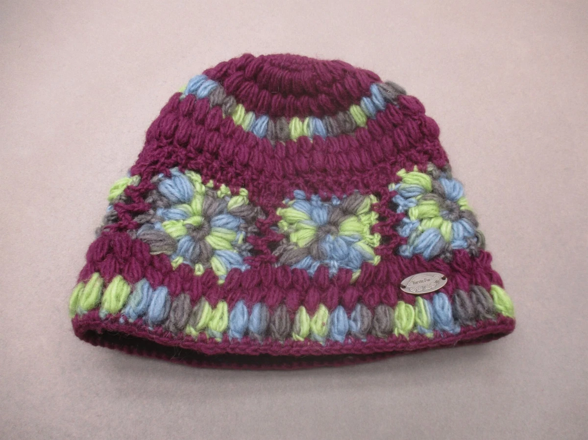 EUC TURTLE FUR 100% Wool Fleece Lined Multicolor Patchwork And Poms Earflap Hat Gianna Pom Earflap – Turtle Fur® main image 2
