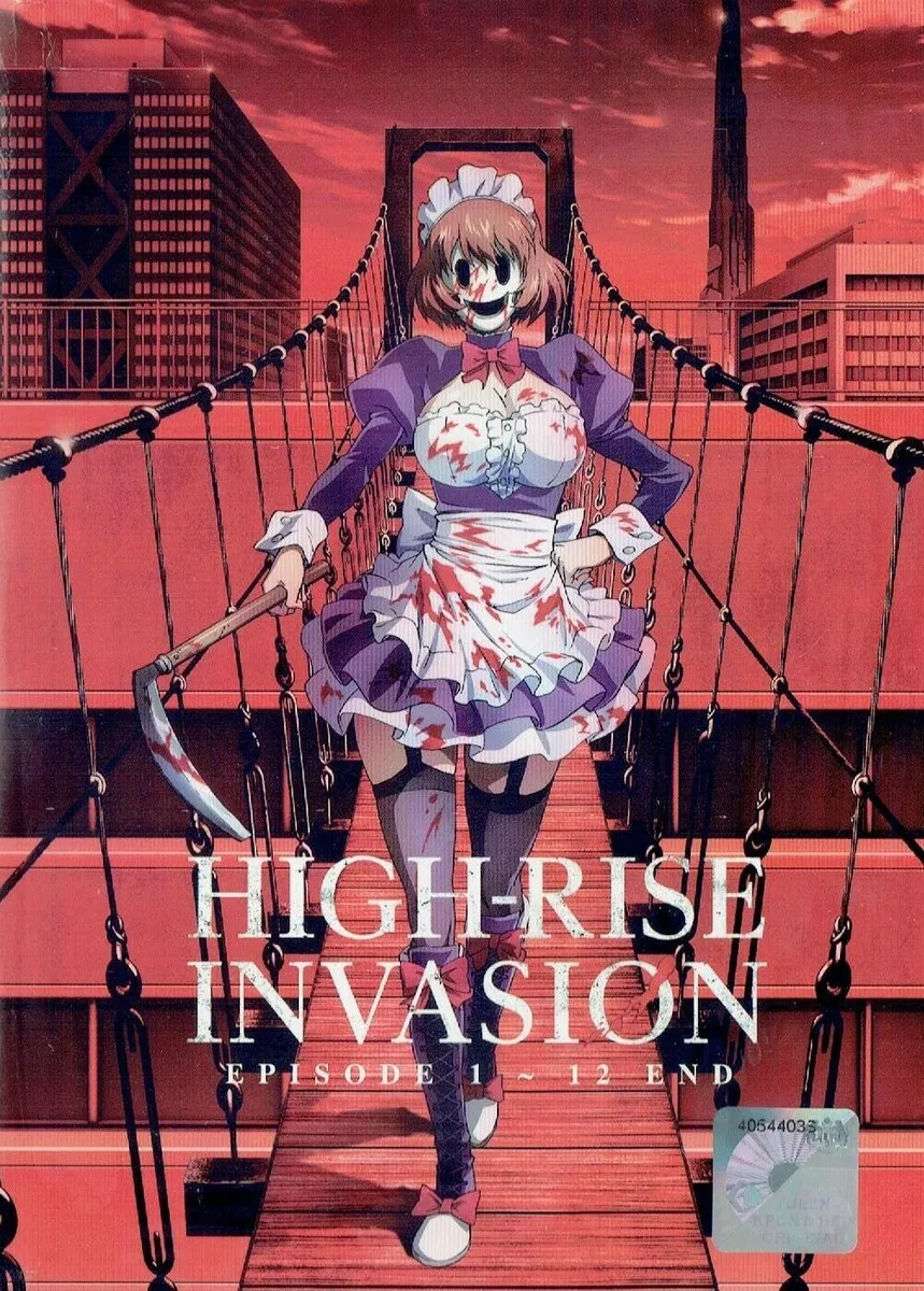 High-Rise Invasion Complete Anime Series English Dubbed DVD 12 Episodes