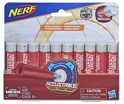 Official Nerf N-Strike Mega AccuStrike Series 10-Pack Refill