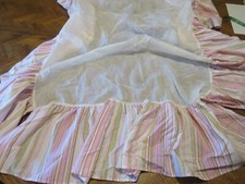 Cribskirt Carter's Child of Mine pink stipes