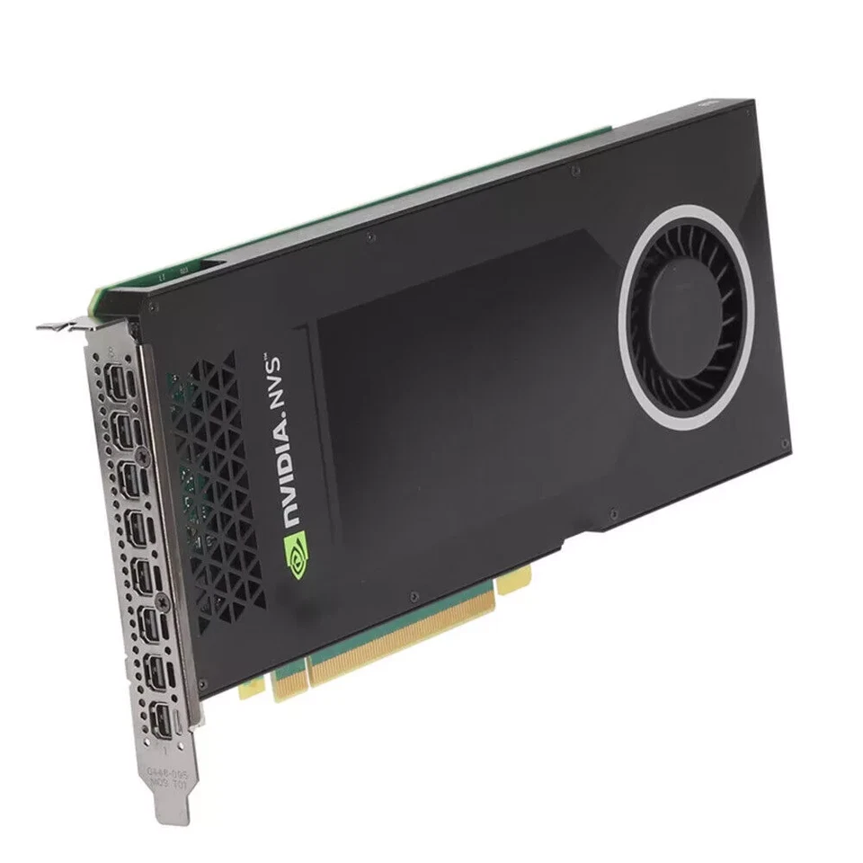 PNY Nvidia Quadro NVS810 NVS 810 8xDP 128-Bit 4GB DDR3 PCIe 3.0 VCNVS810DP-PB - Image 4 of 4