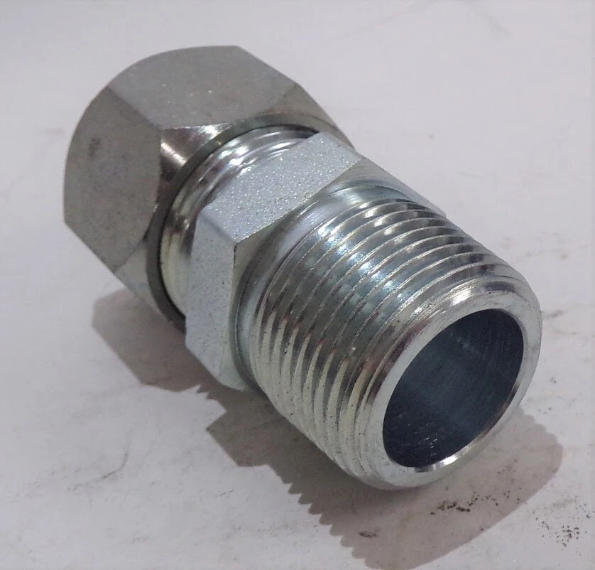 ASSORTED LOT 1" NPT TO COMPRESSION UNION FITTING (LOT OF 3) 47205-16-16 - Image 4 of 4