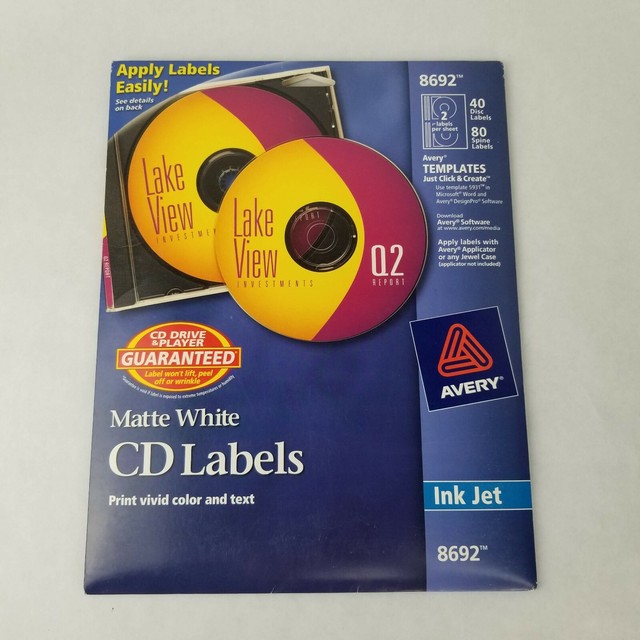 Avery Dennison AVE8692 CD Label for sale online | eBay