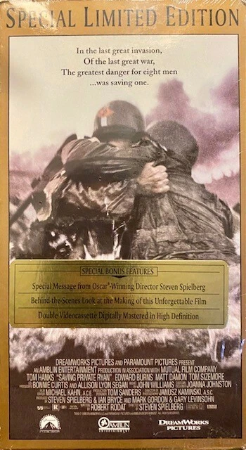 Saving Private Ryan Special Limited Edition VHS Boxed Set SEALED BRAND NEW - Image 2 of 2