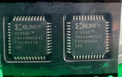 XC9536-10VQ44C Xilinx CPLD 800 Gates 36Macro Cells 66.7MHz 5V 44-Pin (2 pc lot)
