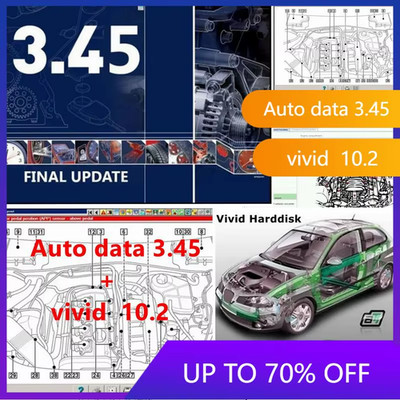 2024 Hot Sale Auto Data 3.45 Vivid Workshop 10.2 Autoreparatur Software Installation Vi