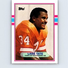 1989 Topps Lars Tate Rookie #330b Tampa Bay Buccaneers