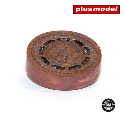 PlusModel Sever hatches-round Kanaldeckel rund Diorama Bausatz 1:35 Art. EL033
