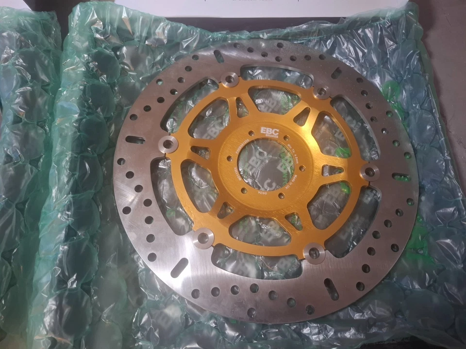 Discos y pastillas de freno delanteros Honda CBR1100 xx EBC Foto 3 de 4