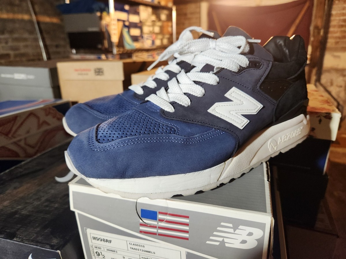 Size 9.5 - Ronnie Fieg x New Balance 998 Made in USA City Never