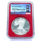 1987-S S$1 Silver American Eagle NGC PF69 Ultra Cameo Red Core