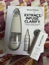 Beauty Bio Extract Infuse Clarify Pore Tool PLUS Extra Serum Brand New