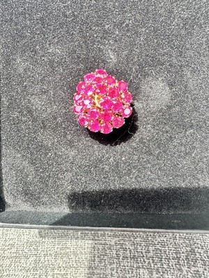 VINTAGE RARE FUSCHIA SAPHIRE COCKTAIL RING