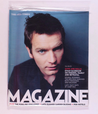 EWAN MCGREGOR ELIZABETH TAYLOR GALELLA THE IDLER HIROSHIMA Times 6 August 2005
