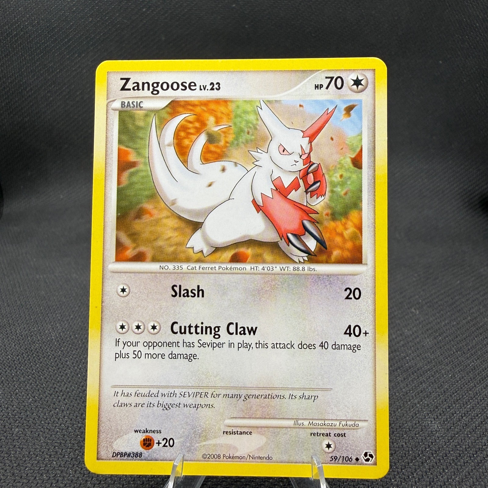 Zangoose 59/106 Great Encounters Uncommon Pokemon MP