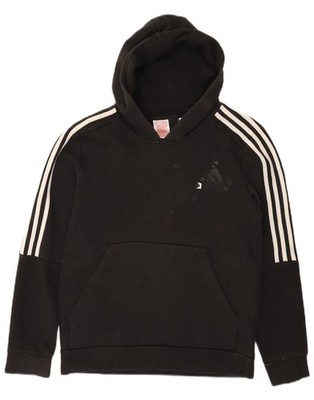 Adidas Mädchen Hoodie Pullover 13-14 Jahre schwarz Baumwolle ZY16