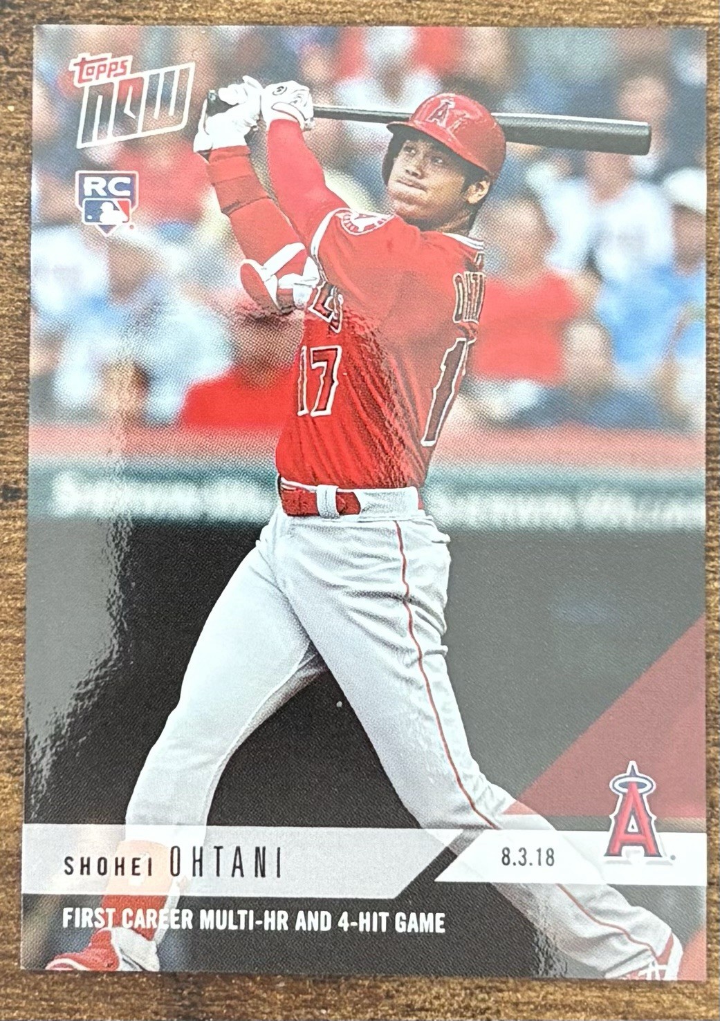 2018 Topps Now Shohei Ohtani #553 /2957 (RC)