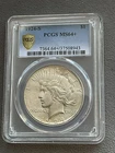 1924 S Peace Silver Dollar $1 PCGS MS64+ High Grade Beauty No Reserve