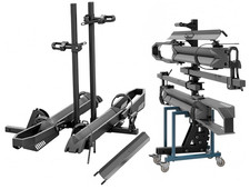 bike Rack with Ramp, Foldable Bike Rack for Tow Hitch, Heavy Duty Bike Carrier