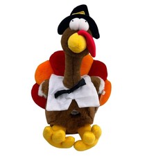 Dandee Turkey Plush Animated Singing Wiggle W...