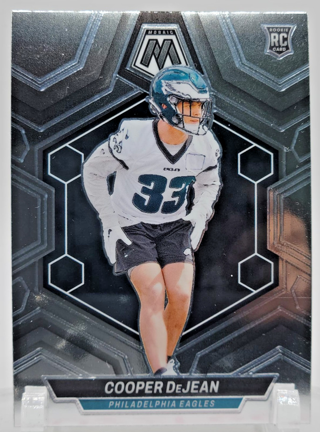 2024 Panini Mosaic Cooper DeJean Rookie Card RC #340 Philadelphia Eagles