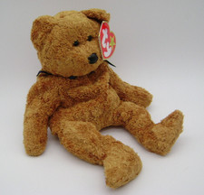 Ty Beanie Baby Babies FUZZ The Bear Vintage Retired Mint 1998 1999 Errors Rare 