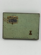 Vintage Capstan Navy Cut Cigarettes Tin W.D.&H.O.Wills Tobacco Box