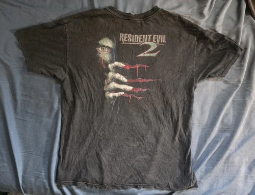 New ListingResident Evil 2 T Shirt XL Men’s Vintage 1998 PS1 Video Game Horror Capcom Hanes