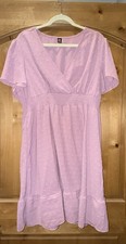 Shein 1XL Pink Vneck Dress, 36”