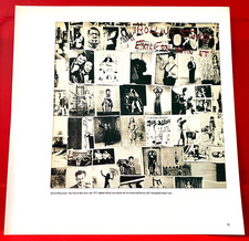 The Rolling Stones Exile On Main Street Album Cover Art PICTURE/PRINT 11.5"x 11"