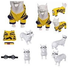 2024 Wolverine Logan Cosplay Cute Pet Dog Cat Yellow Pet Costume+Belt+Goggles