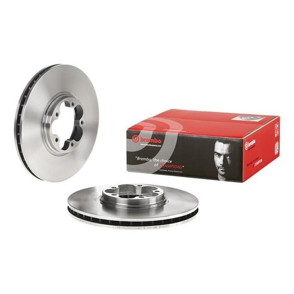 2X Brembo Bremsscheiben 276Mm InnenbelÜFtet Vorne Passend FÜR Ford Transit-image
