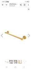 Allied Brass Prestige Que New Collection Spanish Gold Towel Bar 18"
