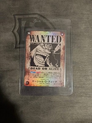 One Piece TCG Marshall D. Teach Wanted Poster OP09-93 SR SP Alternate Art Foil