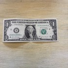 Trinary Fancy Serial Number One Dollar Bill, B 59333555 2017A — photo 1