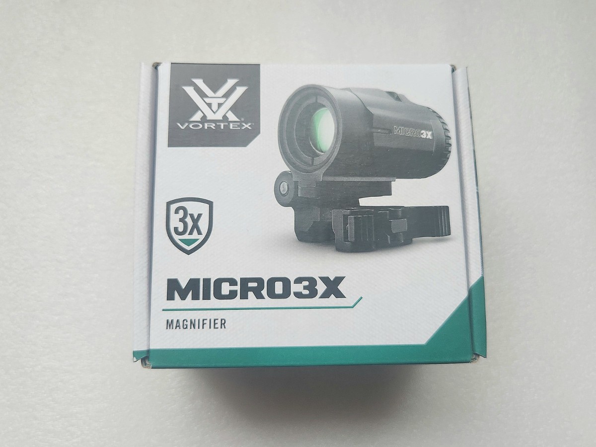 Vortex Micro 3x Magnifier w/ Quick Release Flip QD Mount V3XM