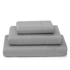 Ki Linen 100 Cotton Twin Size Sheet Set - Long-Staple Cotton Bed Sheets