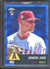 Janson Junk 2022 Topps Chrome Platinum Blue Atomic Refractor #280 (60/100)