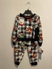 Rudolph The Red Nosed Reindeer Christmas Fleece Pajama Set Size XS 4/5 NEW