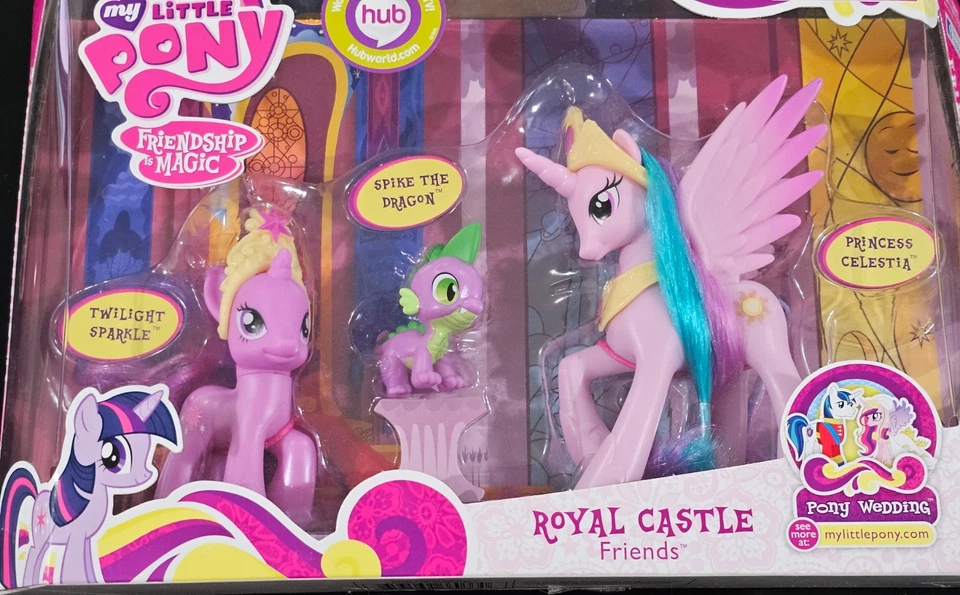 NEW My Little Pony Royal Castle Friends Twilight Sparkle Spike Princess Celestia - Image 4 of 4