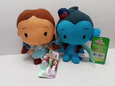Wizard of Oz Plush Chibi Dorothy + Blue Monkey Toy Factory Doll w/ Tags 7 Inch